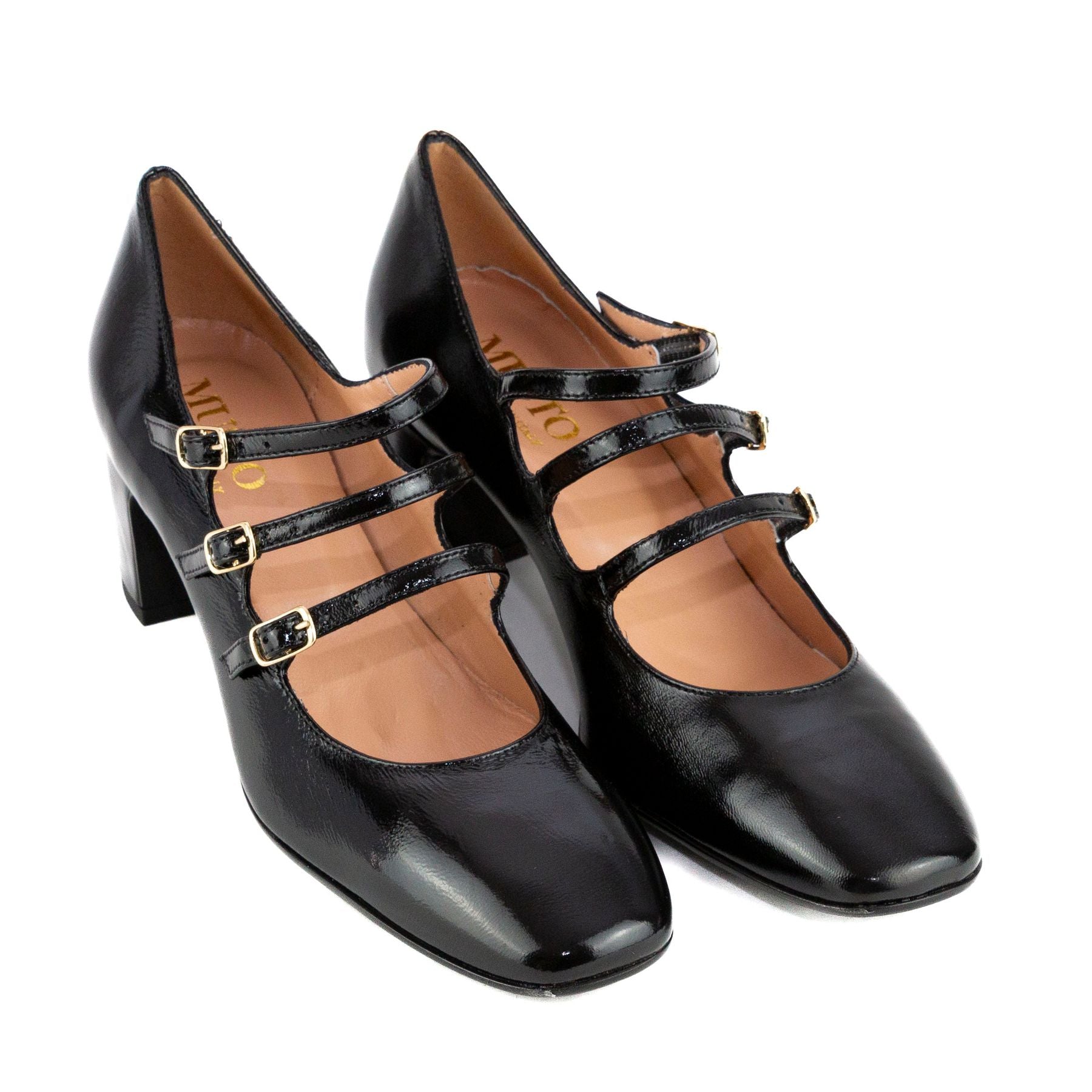 MUSTO Decolletè tacco basso PELLE LUCIDA MARTA B3505 - M - Musto Calzature srl