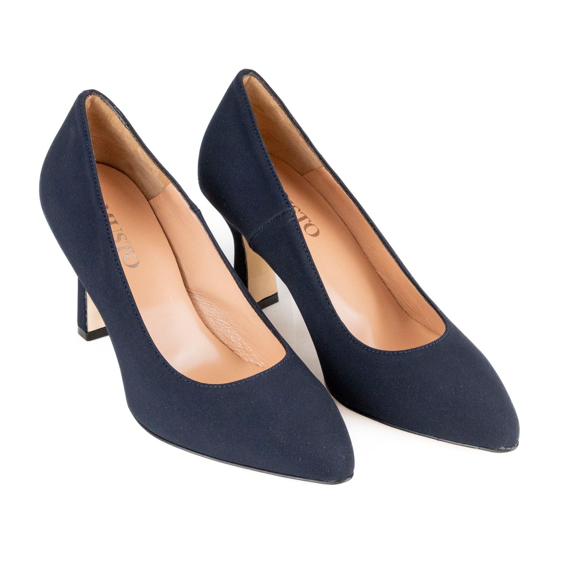 MUSTO Decolletè scarpa con tacco in tessuto Made in Italy Elara 9625 - Musto Calzature srl