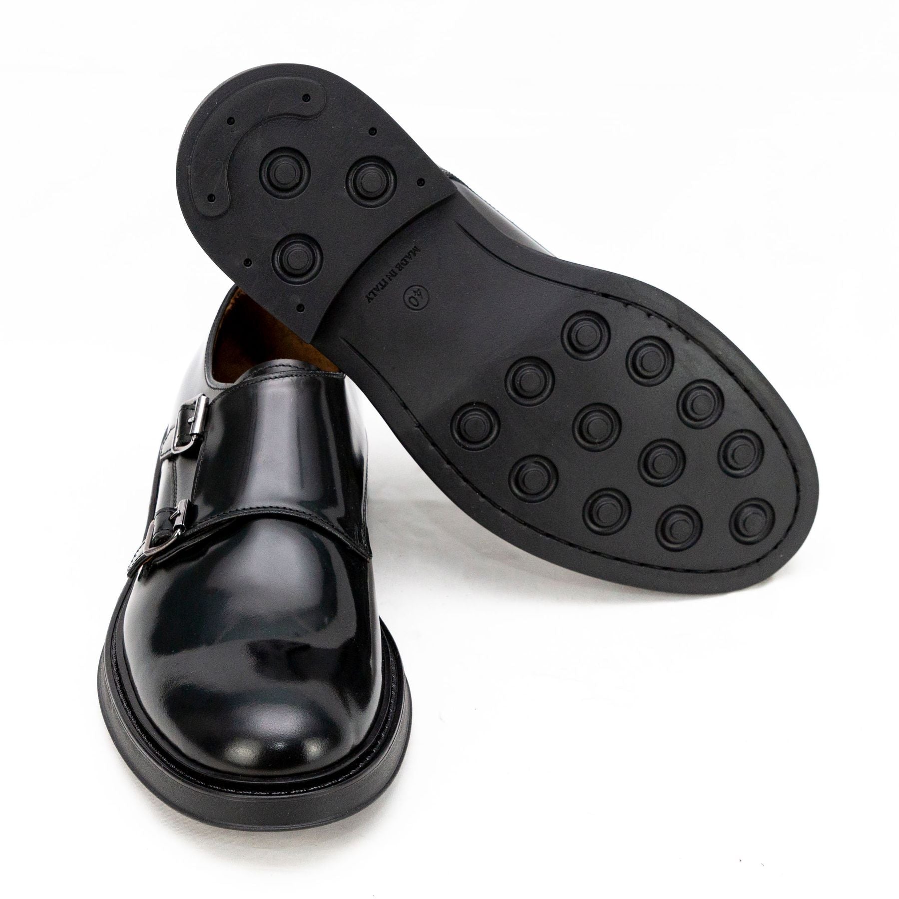 MUSTO doppia fibbia uomo in pelle Nobile - Musto Calzature srl