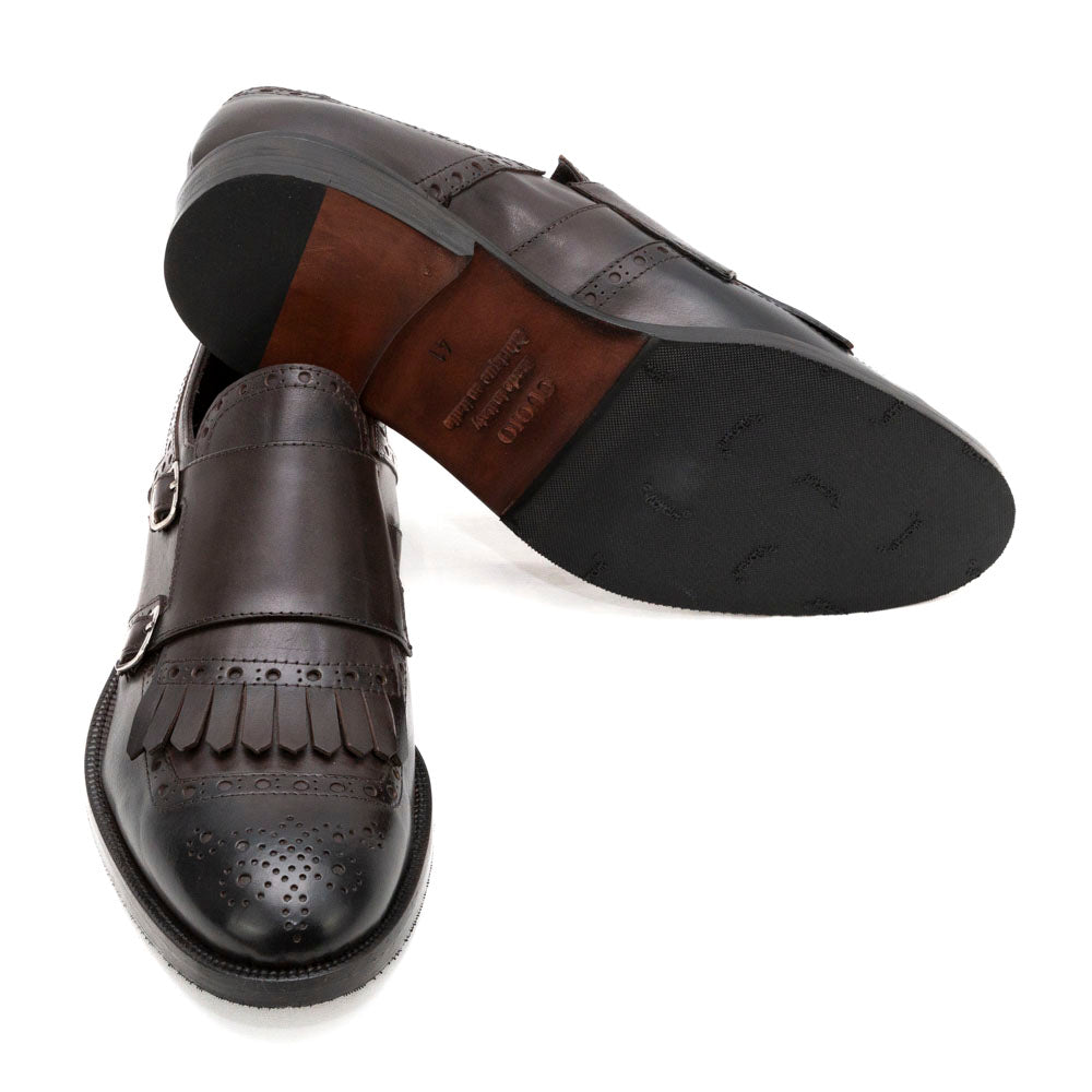 MUSTO doppia fibbia uomo in pelle Puccini - Musto Calzature srl