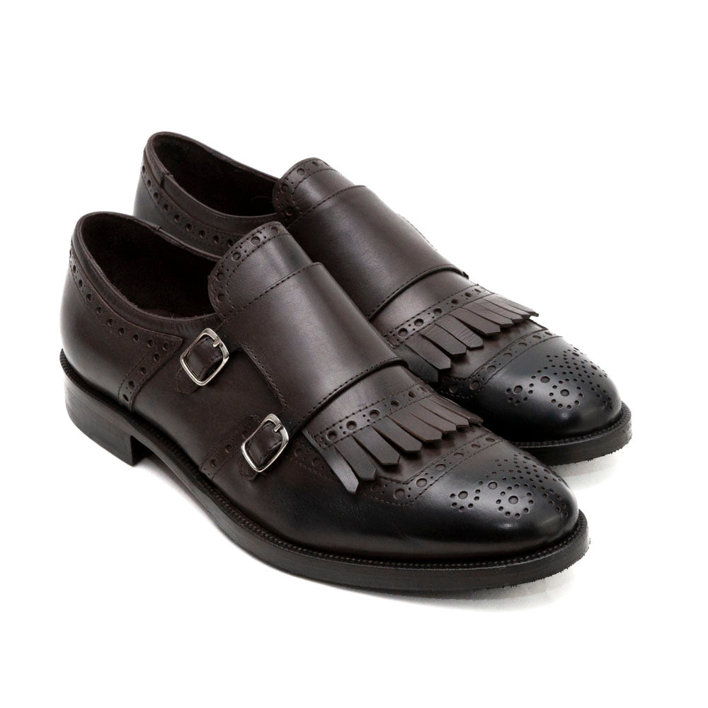 MUSTO doppia fibbia uomo in pelle Puccini - Musto Calzature srl