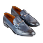 MUSTO mocassini blu da uomo in pelle Saturno - Musto Calzature srl