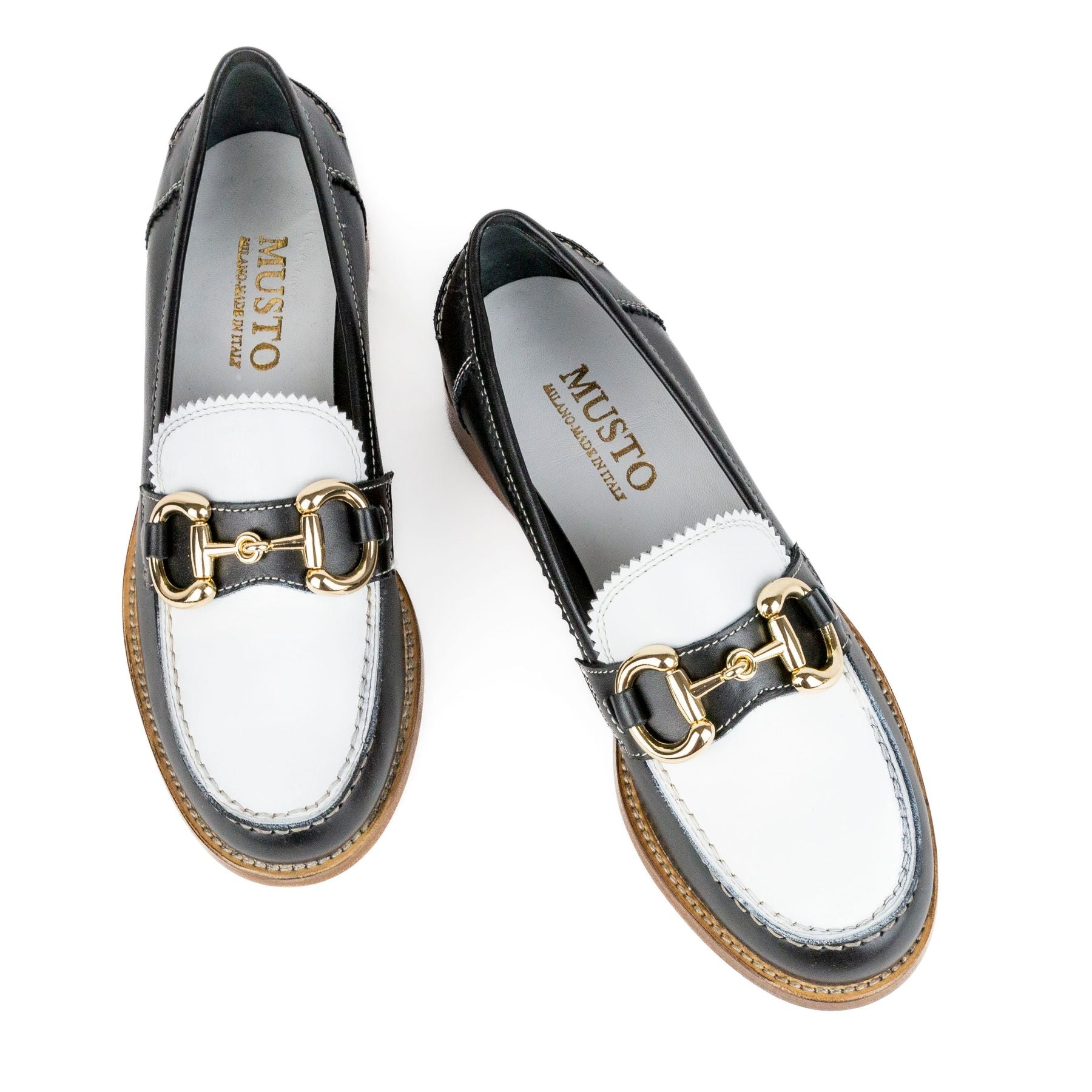 MUSTO Mocassini Pelle DUAL TONE D844 - Musto Calzature srl