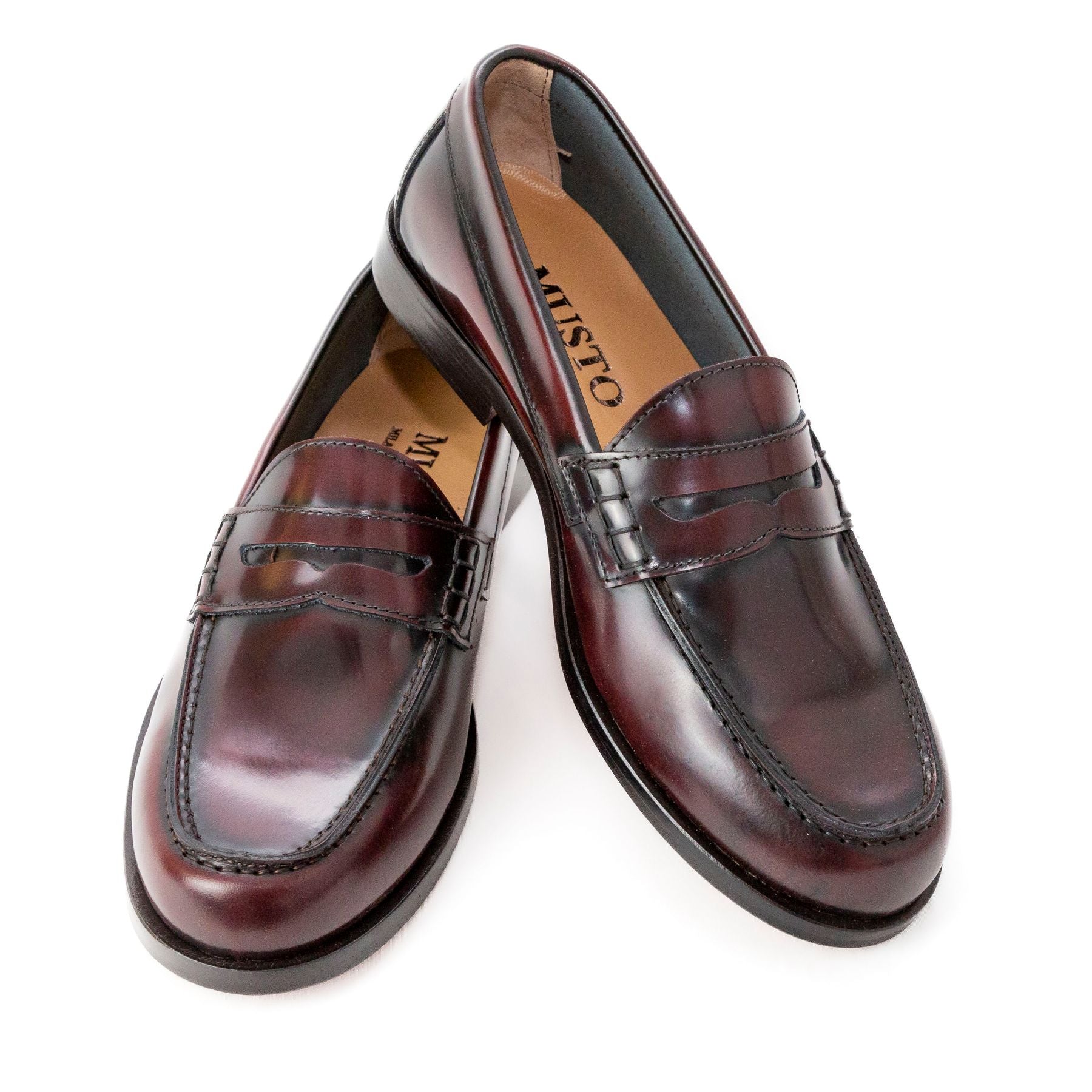 MUSTO Mocassini donna bordeaux pelle made in Italy LUNA - Musto Calzature srl