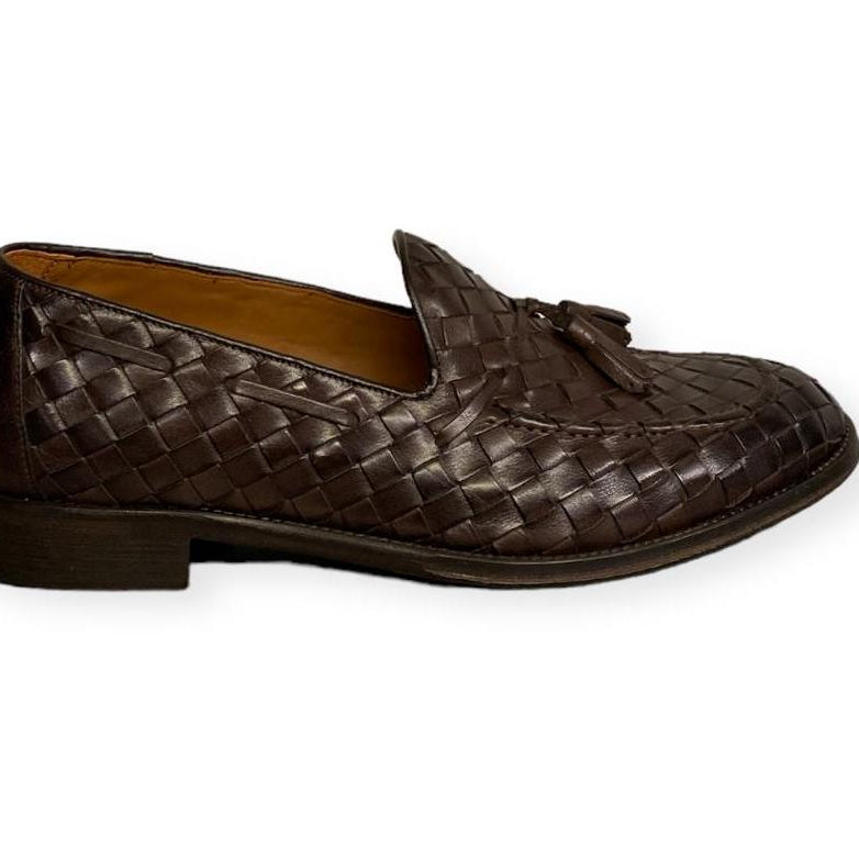 MUSTO mocassino in pelle intrecciata - Musto Calzature srl