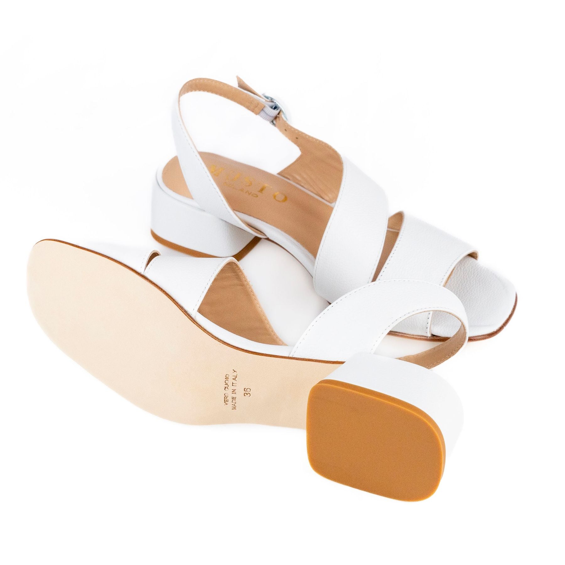 MUSTO Sandali tacco medio Pelle G631S - Musto Calzature srl