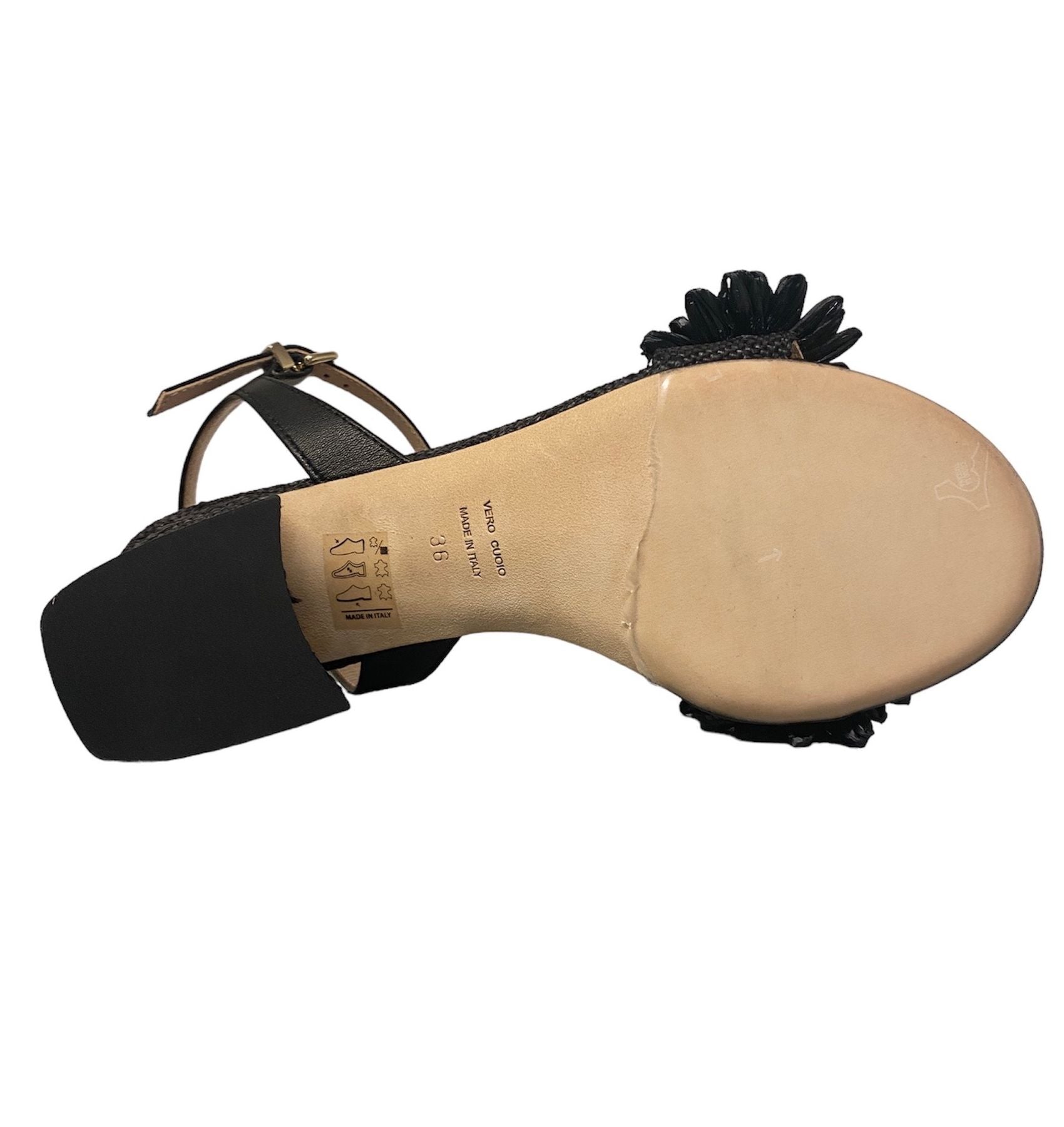 MUSTO Sandali tacco medio RAFIA 504 - Musto Calzature srl