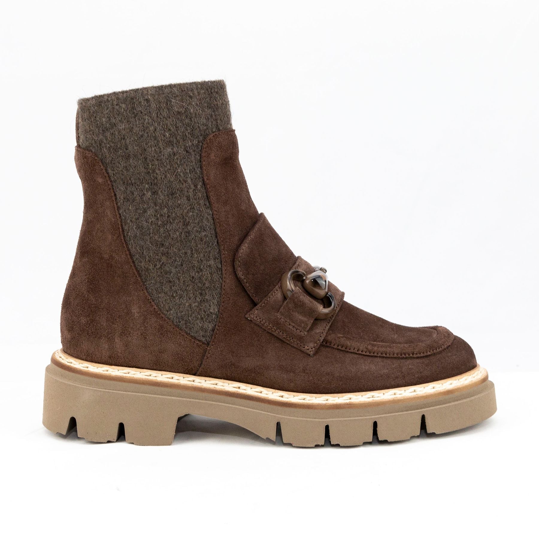 MUSTO Stivaletti camoscio+tessuto CECINA K110T - Musto Calzature srl