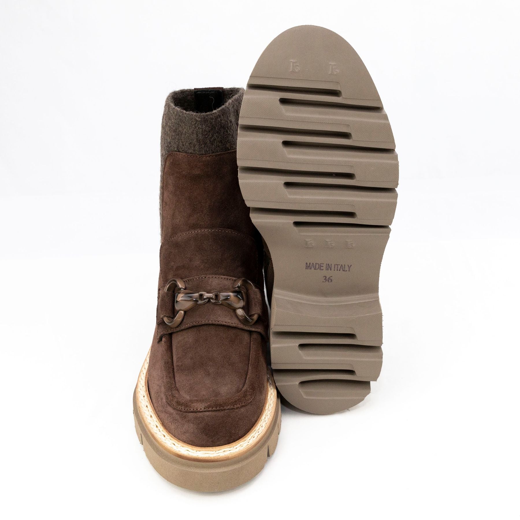 MUSTO Stivaletti camoscio+tessuto CECINA K110T - Musto Calzature srl