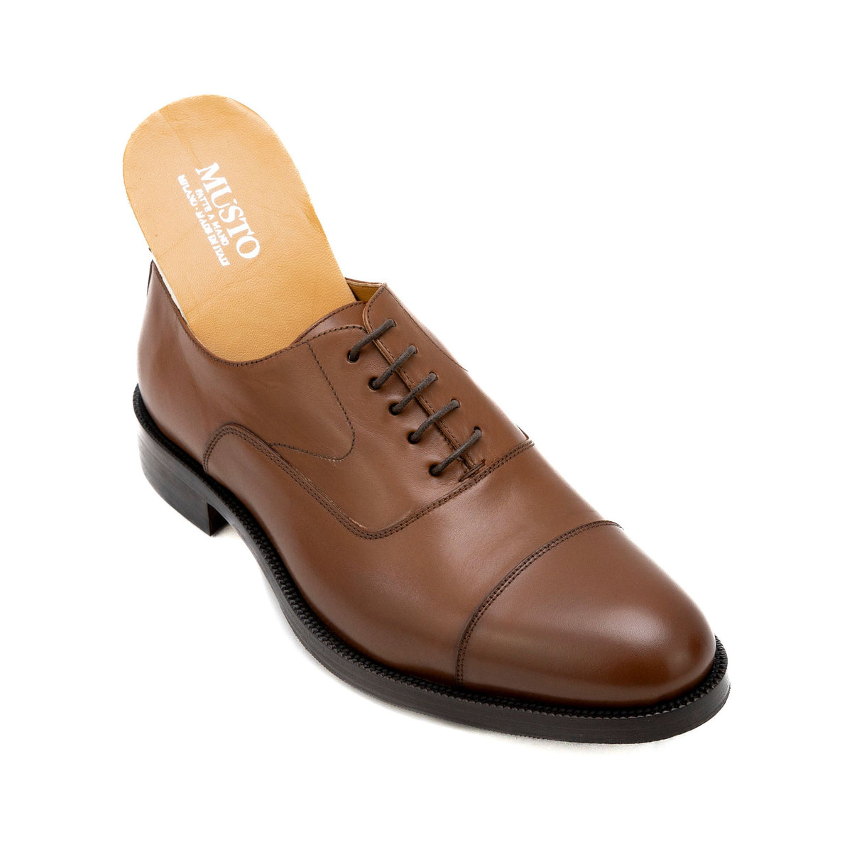 MUSTO oxford da uomo in pelle suola mezza gomma Conte - Musto Calzature srl