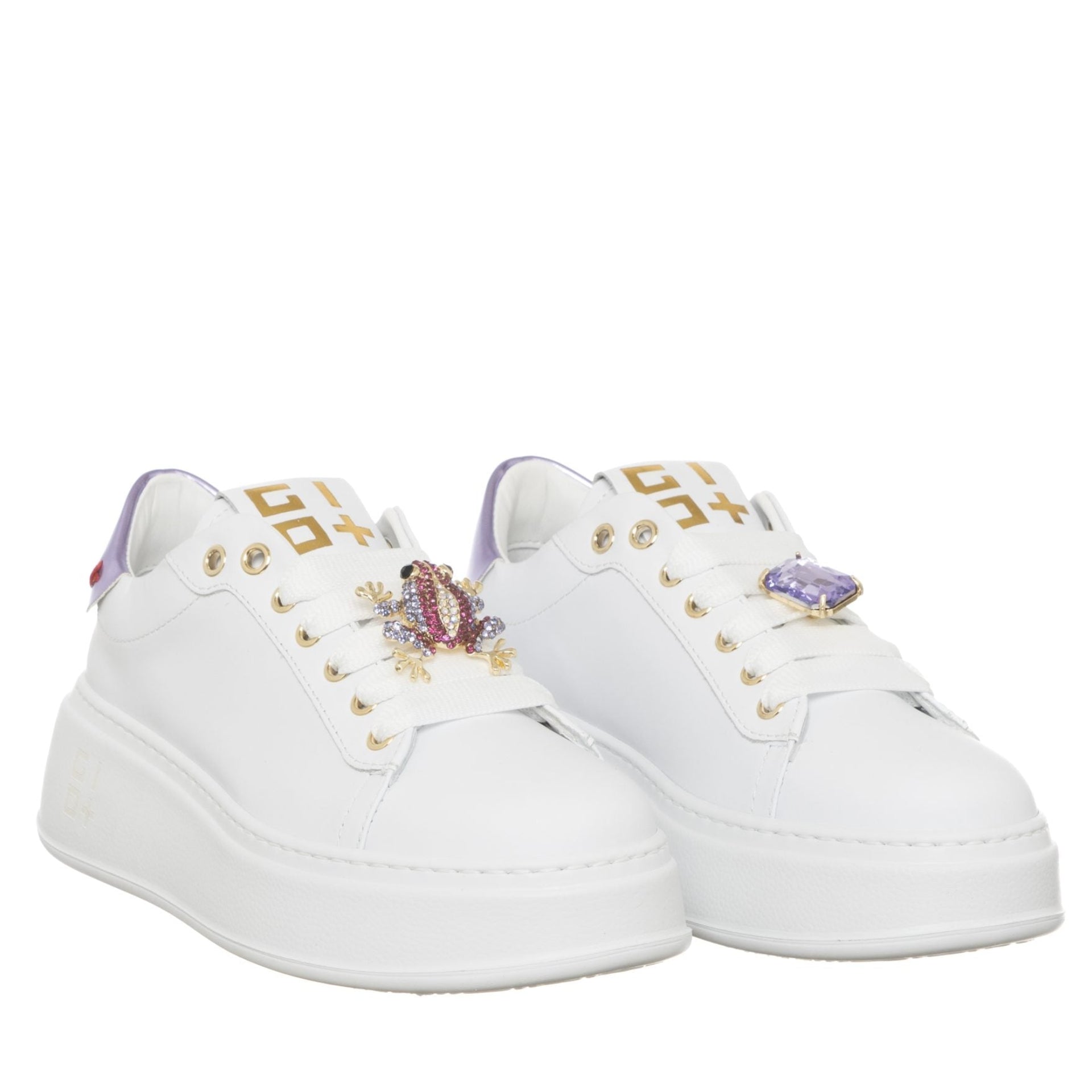 GIO + sneakers donna con platform in pelle JEANNETTE - Musto Calzature srl