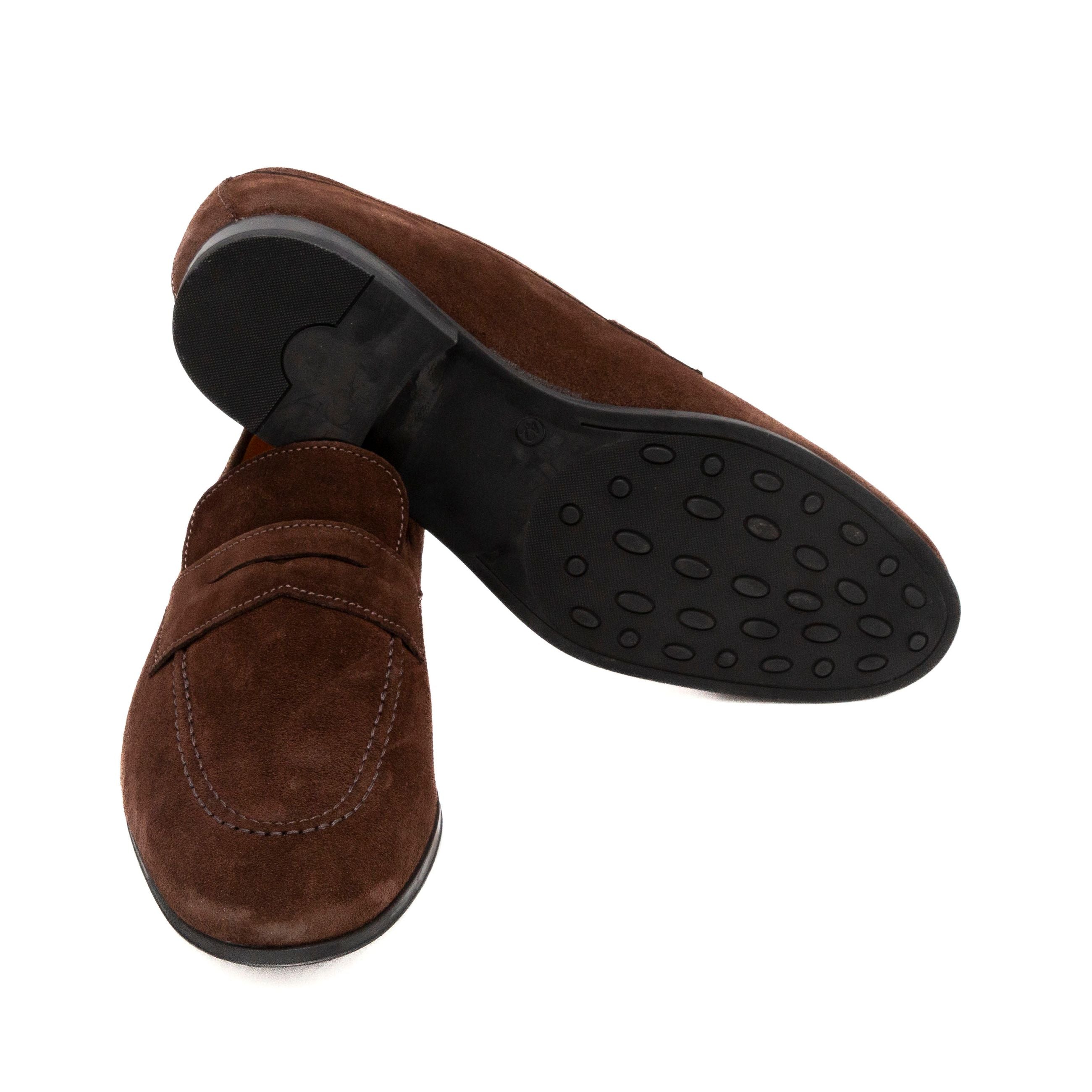 EXTON Mocassini uomo Camoscio 166 - Musto Calzature srl