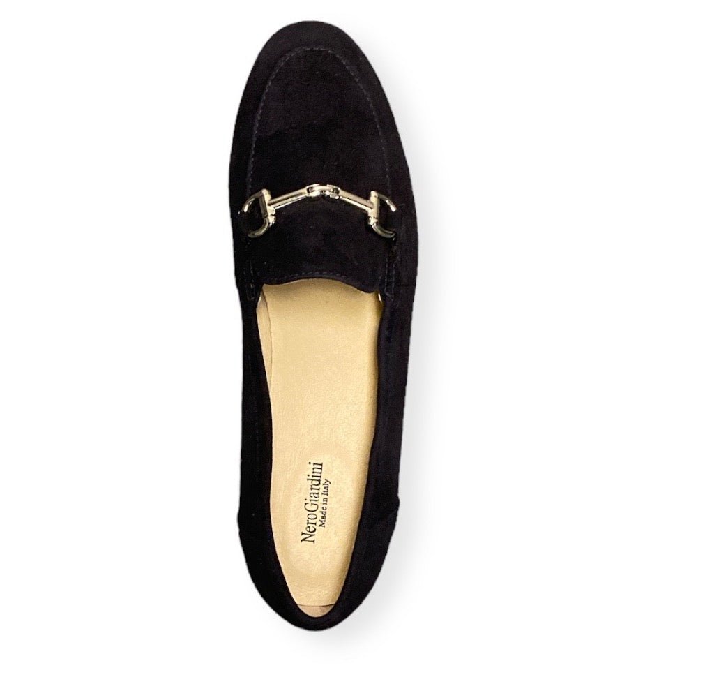 NEROGIARDINI Mocassini Camoscio E218213D - Musto Calzature srl