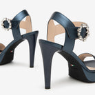 NEROGIARDINI Sandali tacco alto PELLE LAMINATA E410101DE - Musto Calzature srl