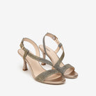 NEROGIARDINI Sandali tacco medio TESSUTO E410124DE - Musto Calzature srl