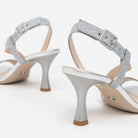 NEROGIARDINI Sandali tacco medio TESSUTO E410124DE - Musto Calzature srl