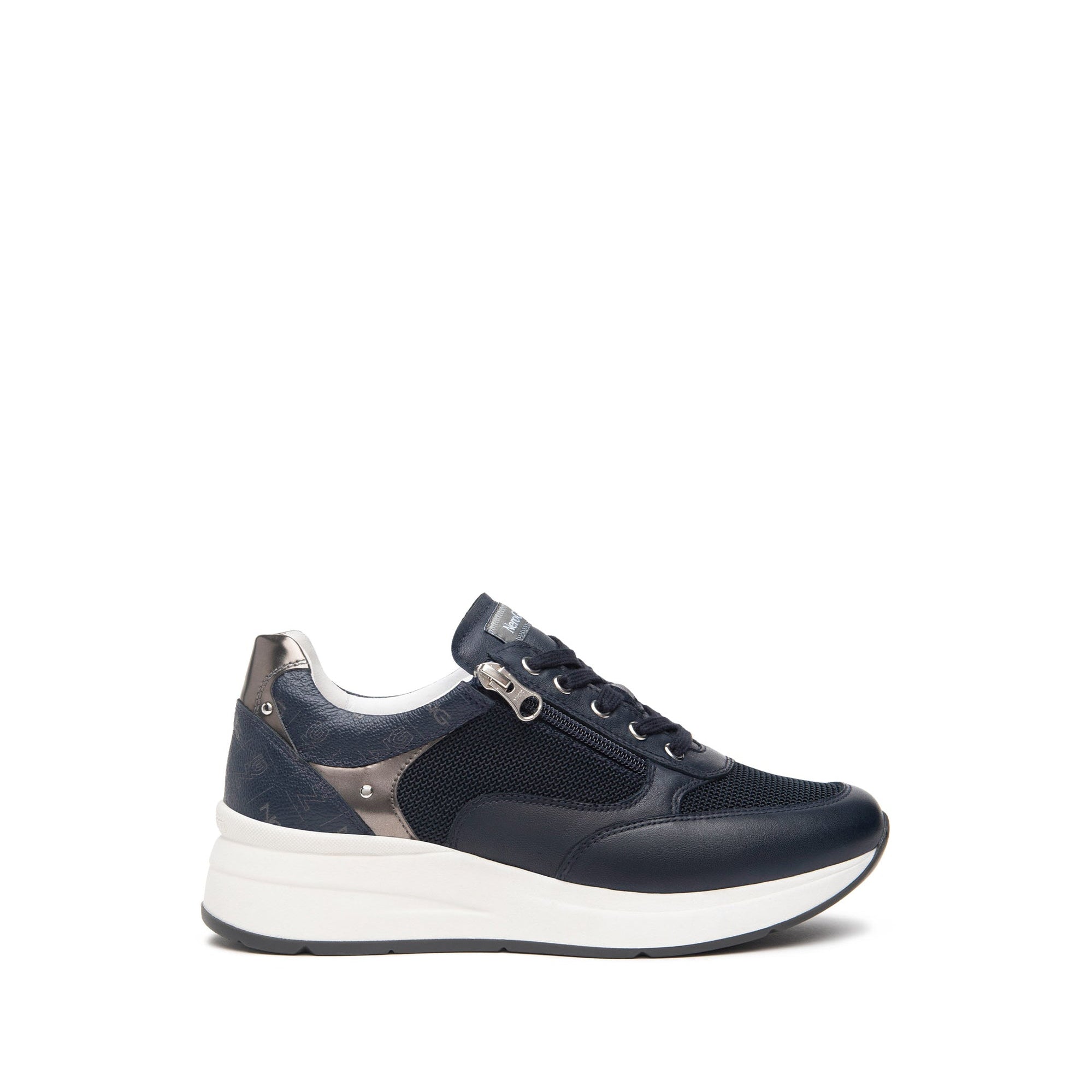 NEROGIARDINI Sneakers pelle e tessuto E512930D - Musto Calzature srl