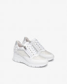 NEROGIARDINI Sneakers pelle e tessuto E512940D - Musto Calzature srl