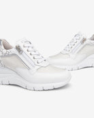 NEROGIARDINI Sneakers pelle e tessuto E512940D - Musto Calzature srl