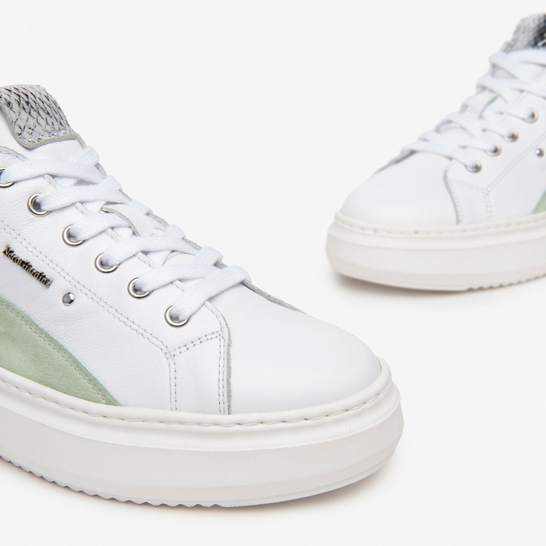 NEROGIARDINI Sneakers pelle+camoscio E409910D - Musto Calzature srl