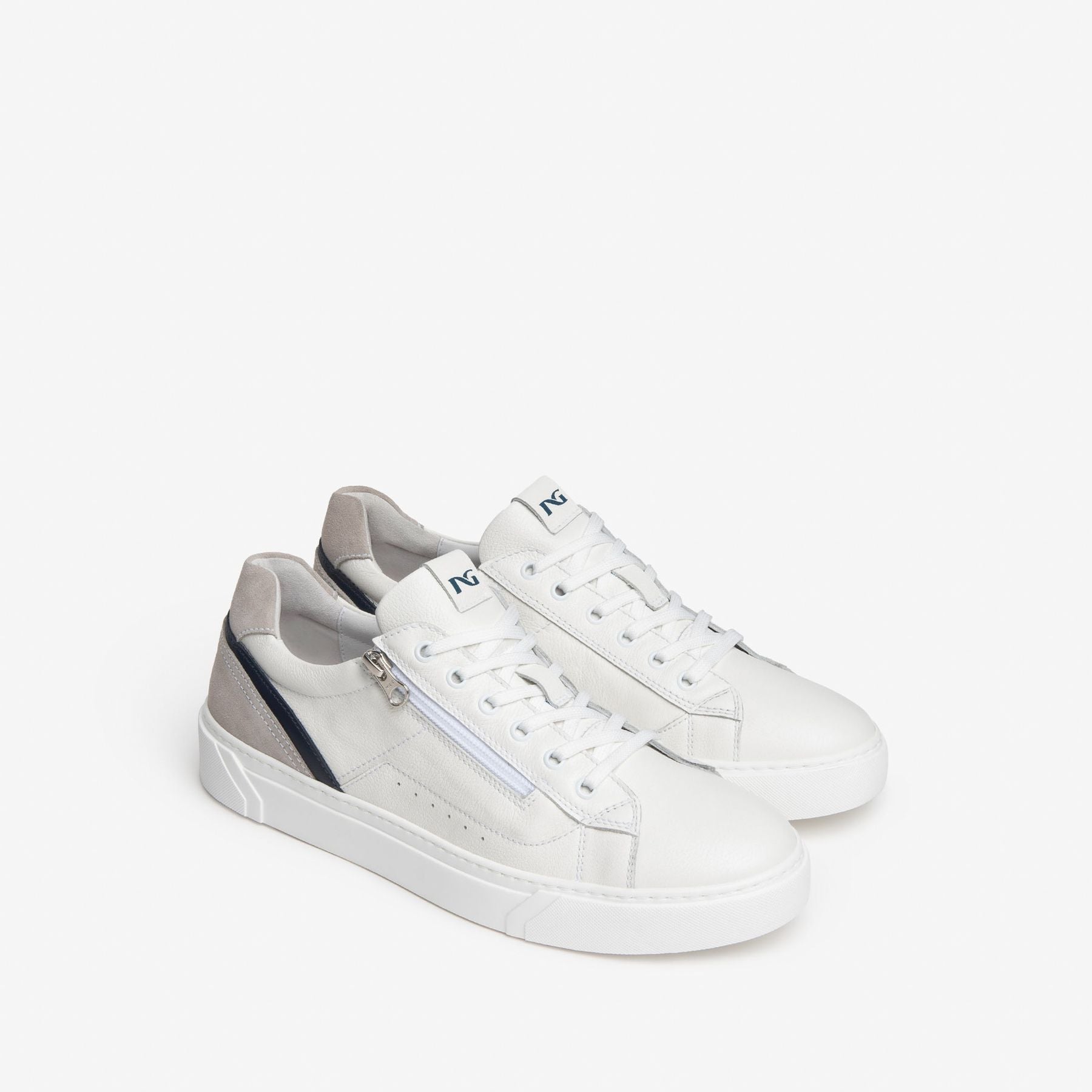 NEROGIARDINI Sneakers uomo pelle+camoscio E400241U - Musto Calzature srl