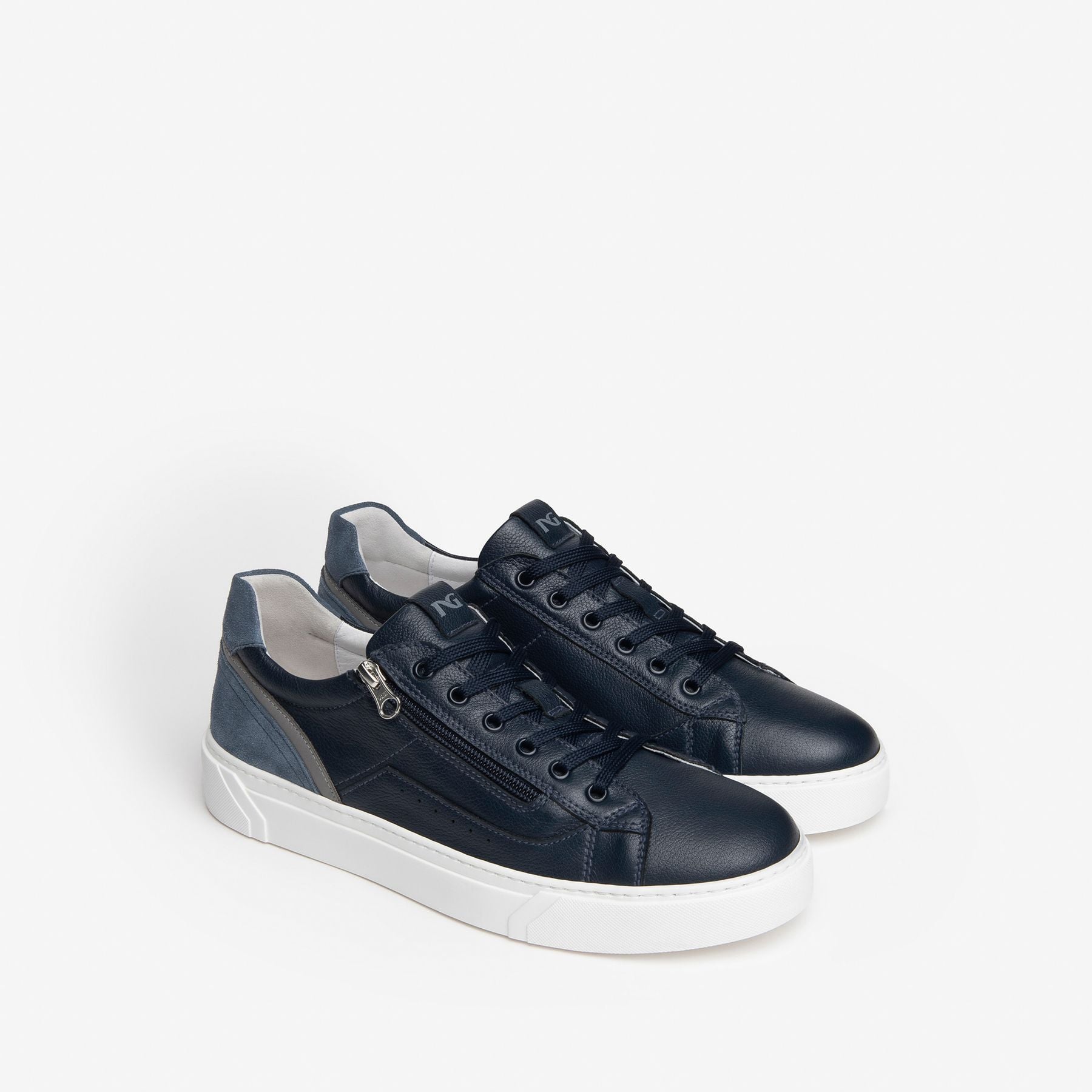NEROGIARDINI Sneakers uomo pelle+camoscio E400241U - Musto Calzature srl