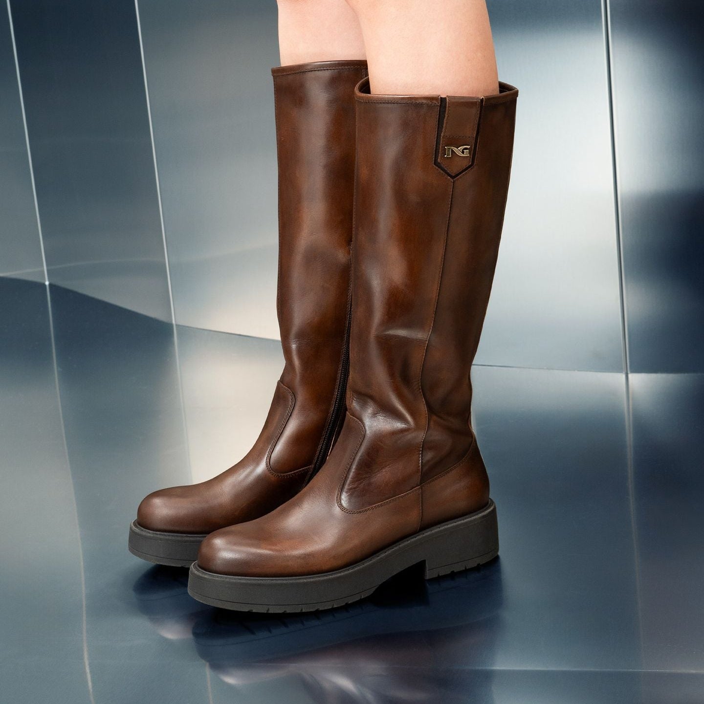 NEROGIARDINI Stivali Pelle I411987D - Musto Calzature srl