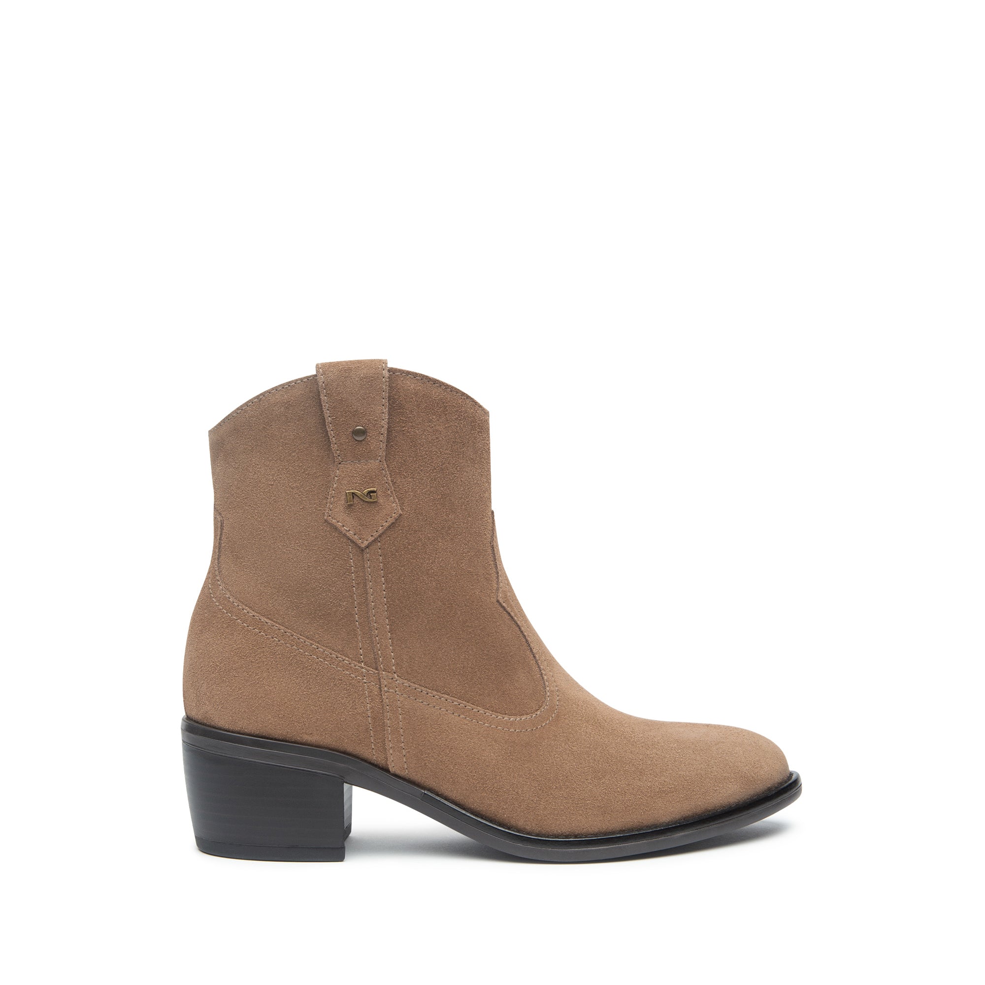 NeroGiardini stivaletti texano da donna in camoscio - Musto Calzature srl