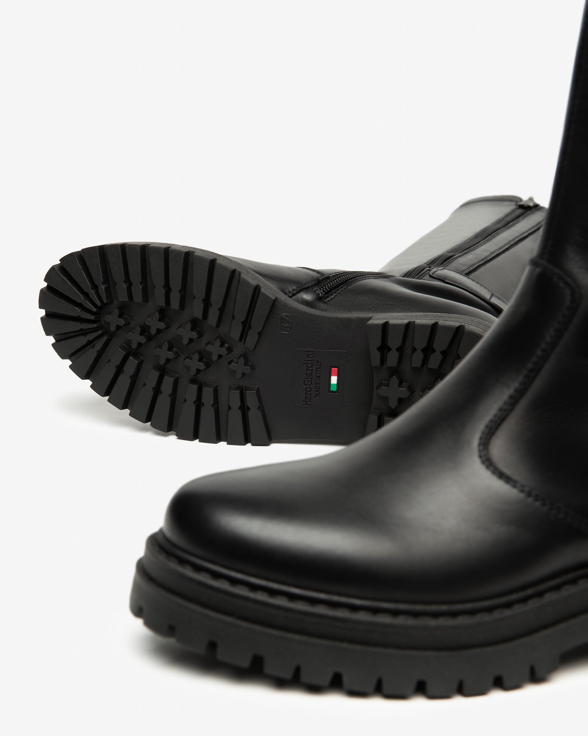 NeroGiardini stivali da donna in pelle - Musto Calzature srl