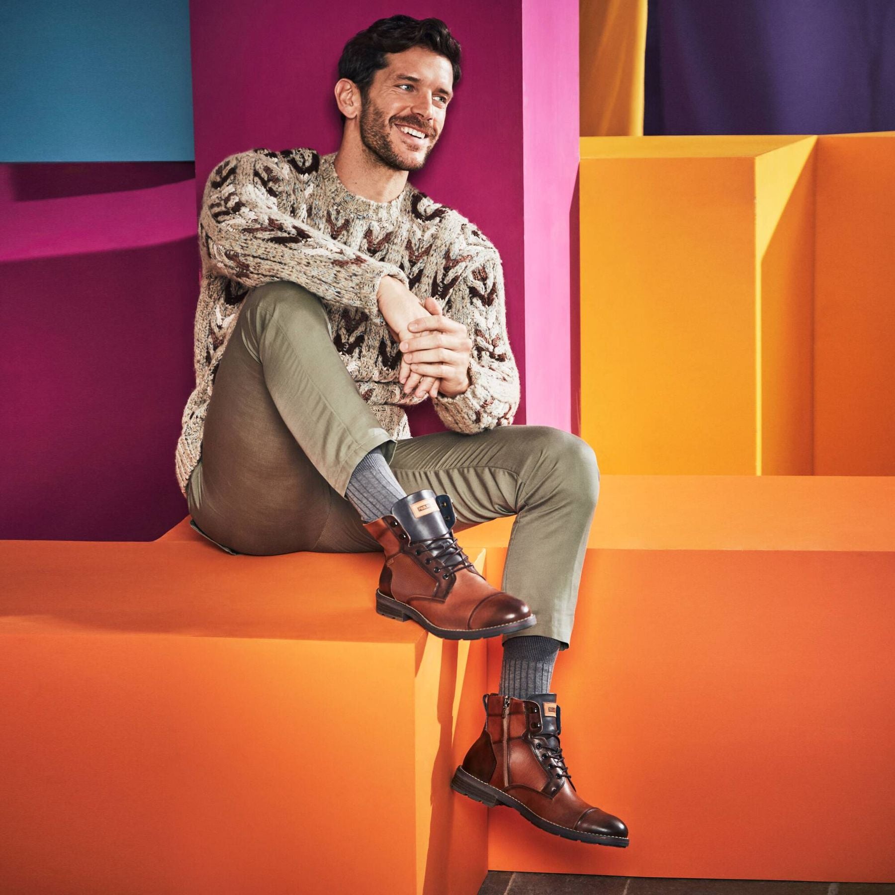 Pikolinos Anfibi uomo Pelle YORK M2M - 8156C1 - Musto Calzature srl