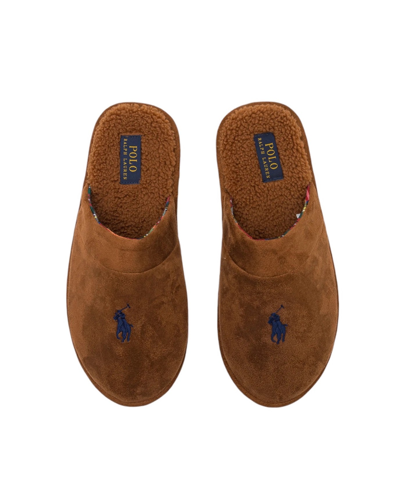 POLO RALPH LAUREN Pantofole casa uomo tessuto scamosciato KLARENCE - Musto Calzature srl