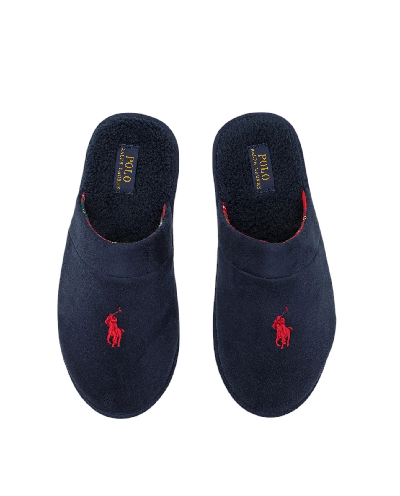 POLO RALPH LAUREN Pantofole casa uomo tessuto scamosciato KLARENCE - Musto Calzature srl