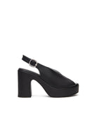 NeroGiardini sandali donna in pelle con tacco alto e plateau - Musto Calzature srl