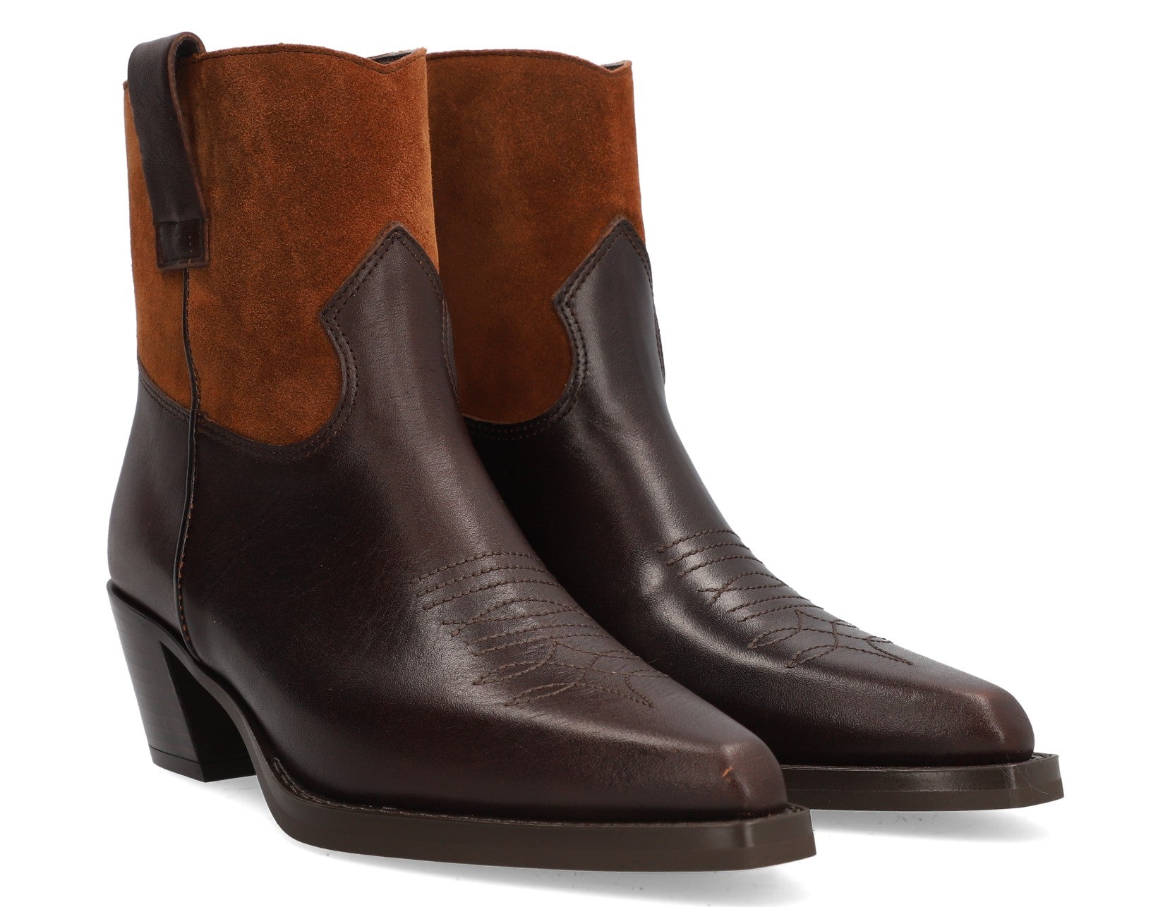 ALPE Stivaletti pelle+camoscio 5533 - Musto Calzature srl