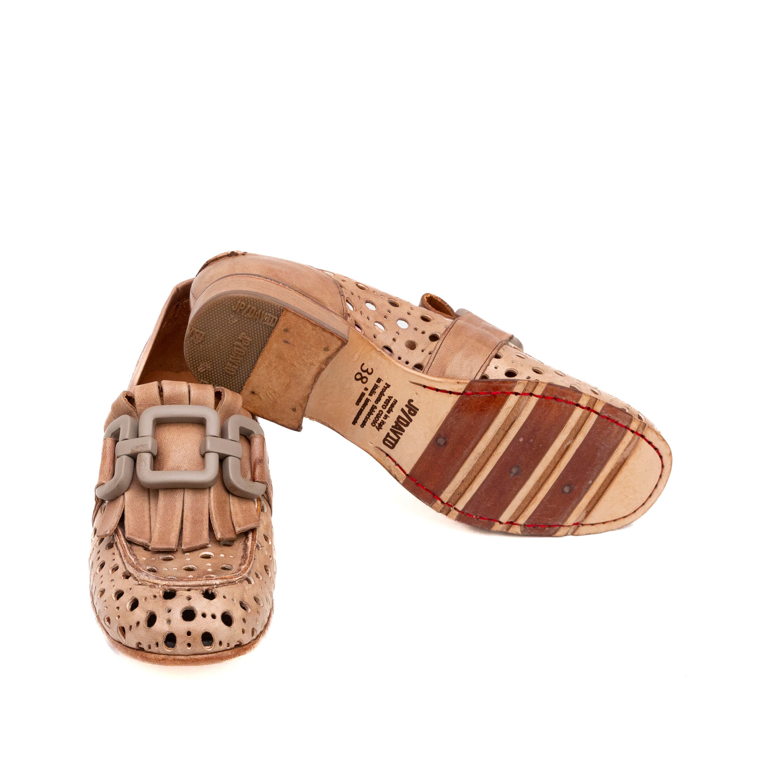 JP/DAVID Mocassini PELLE FORATA 36494/45 - Musto Calzature srl