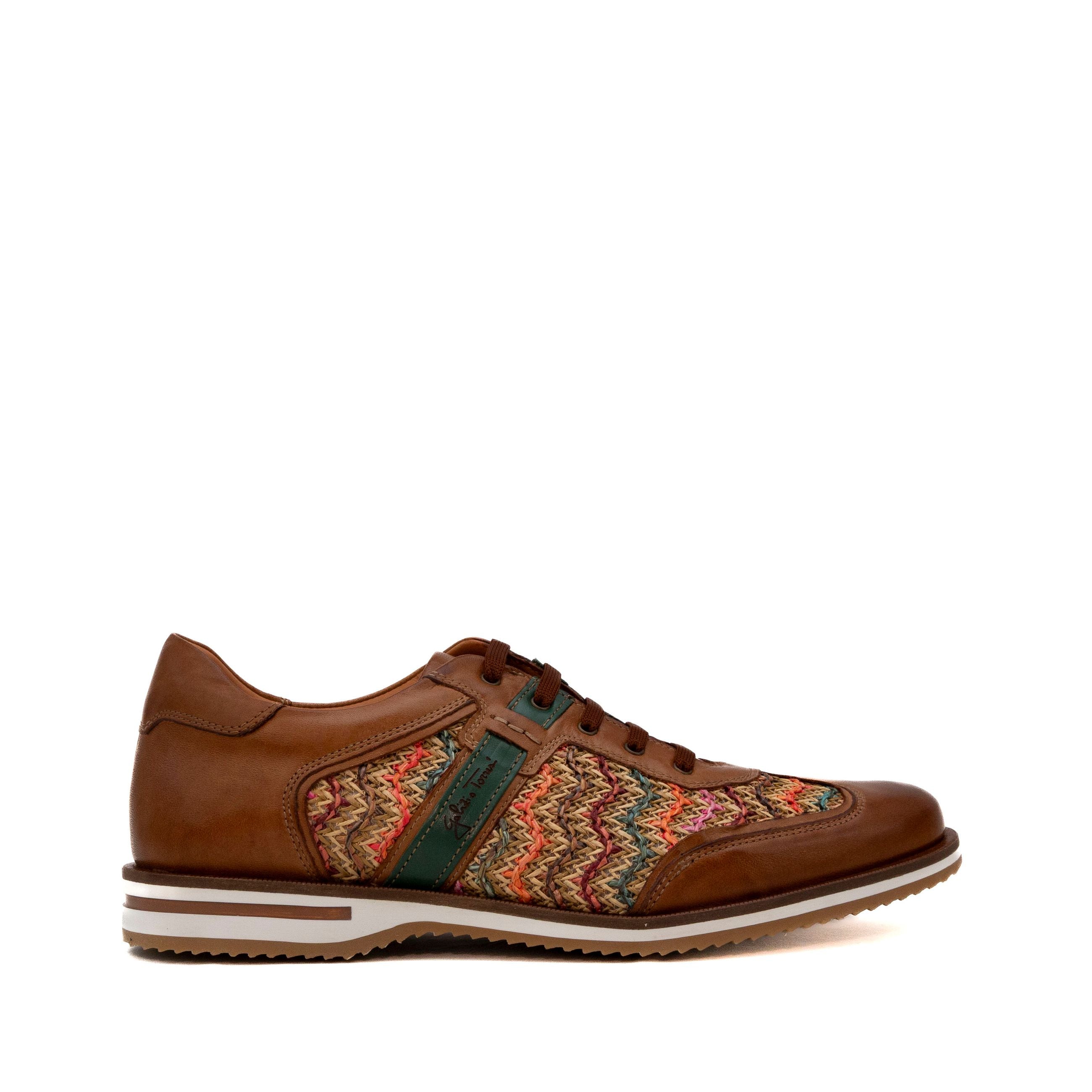 GALIZIO TORRESI Sneakers uomo pelle+rafia 310530 - Musto Calzature srl