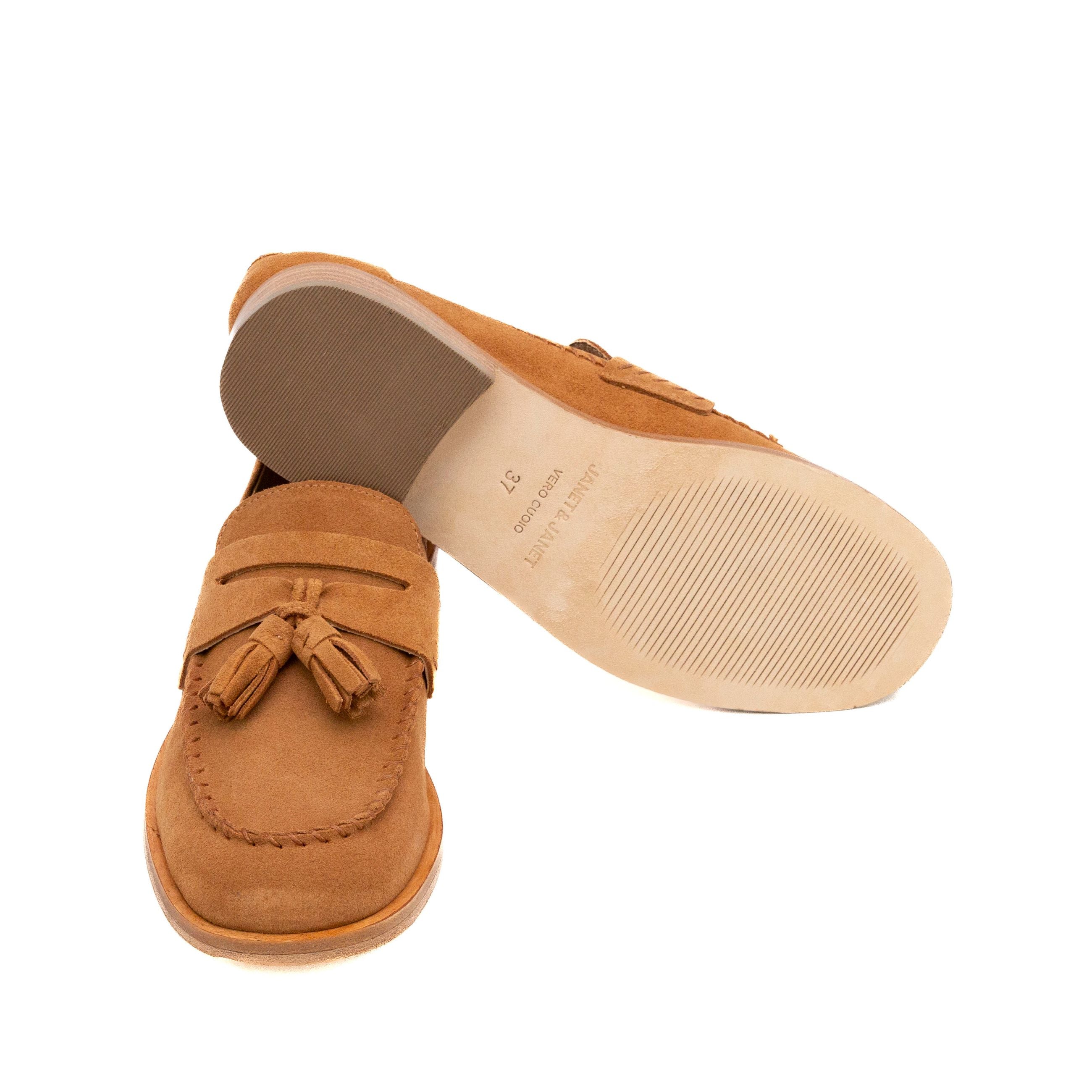 JANET & JANET mocassino donna in pelle scamosciata - Musto Calzature srl