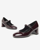 NeroGiardini Décolleté in pelle verniciata con cinturino - Musto Calzature srl