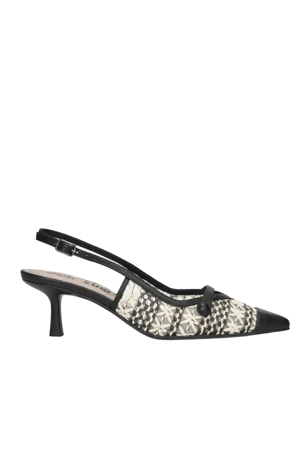 BIBI LOU Decolletè tacco basso pelle e rete XAIA PUMP 637Z74VK - Musto Calzature srl