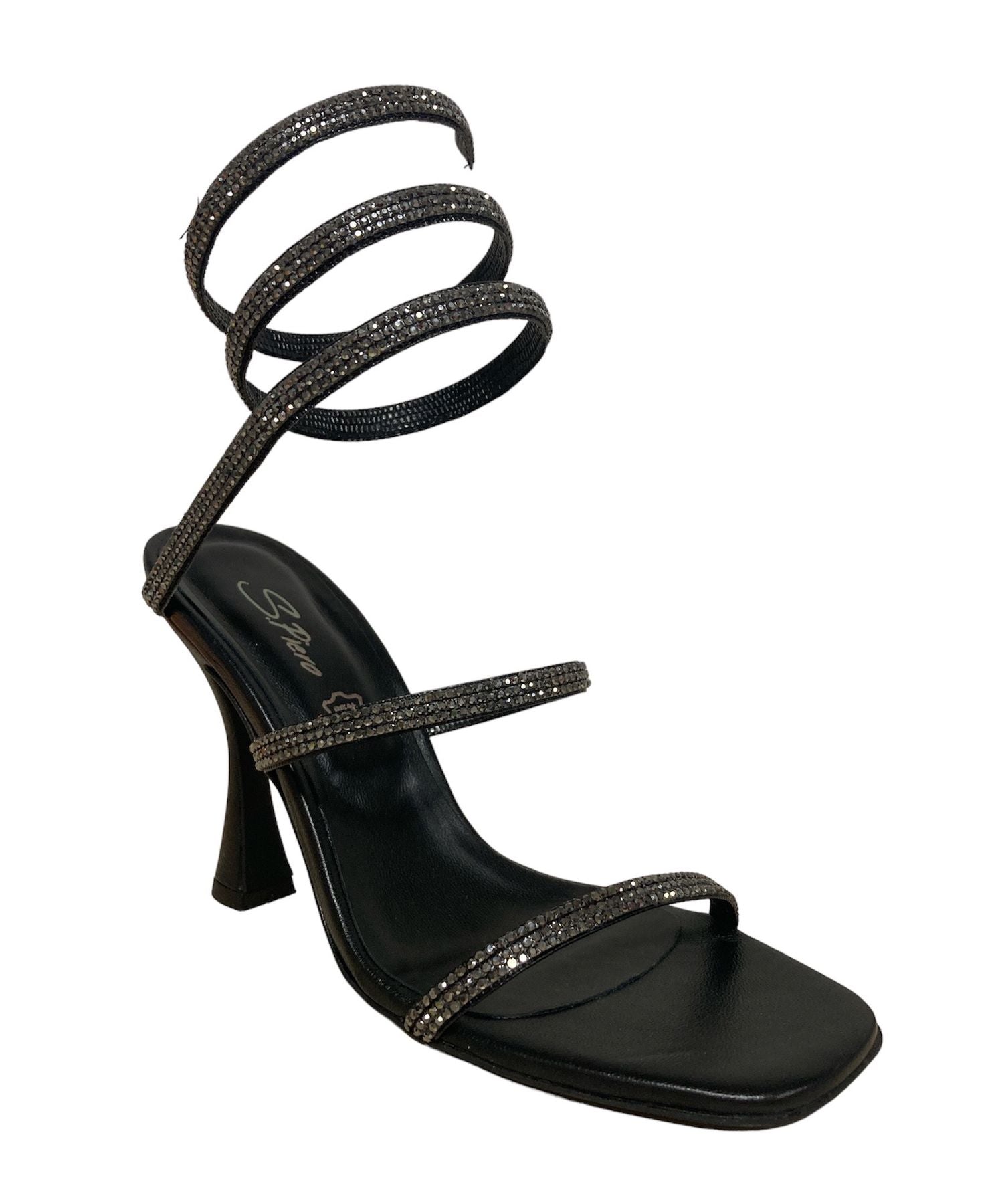 SAN PIERO Sandali tacco alto STRASS E38 - 004 - Musto Calzature srl
