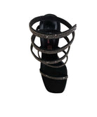 SAN PIERO Sandali tacco alto STRASS E38 - 004 - Musto Calzature srl