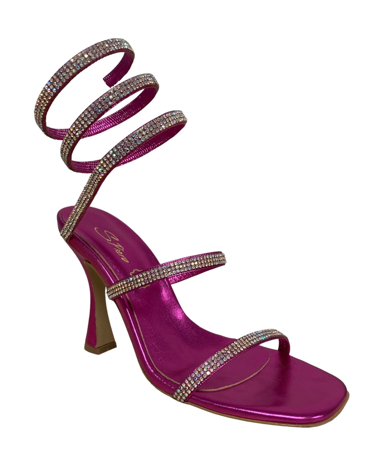 SAN PIERO Sandali tacco alto STRASS E38 - 004 - Musto Calzature srl