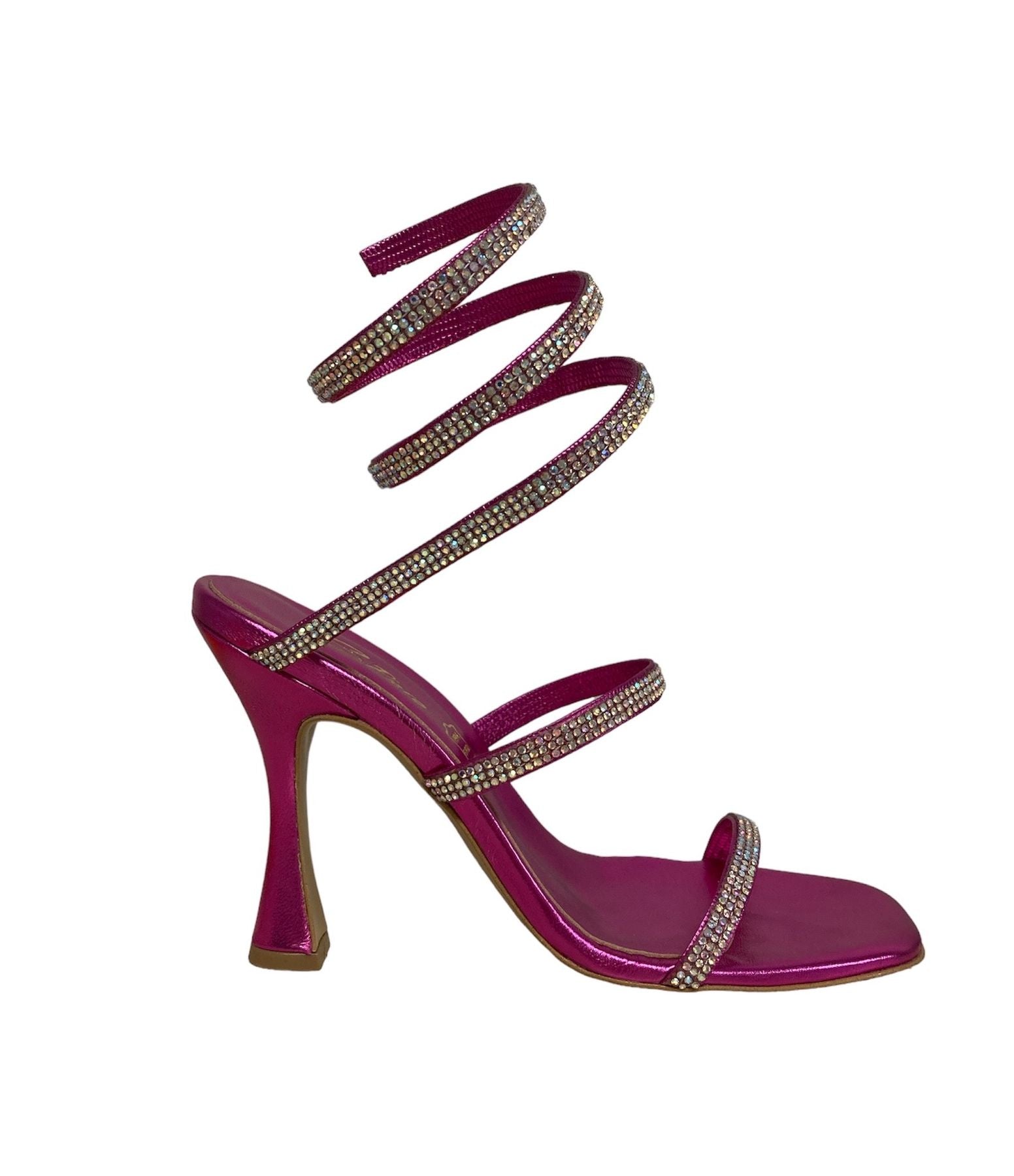 SAN PIERO Sandali tacco alto STRASS E38 - 004 - Musto Calzature srl