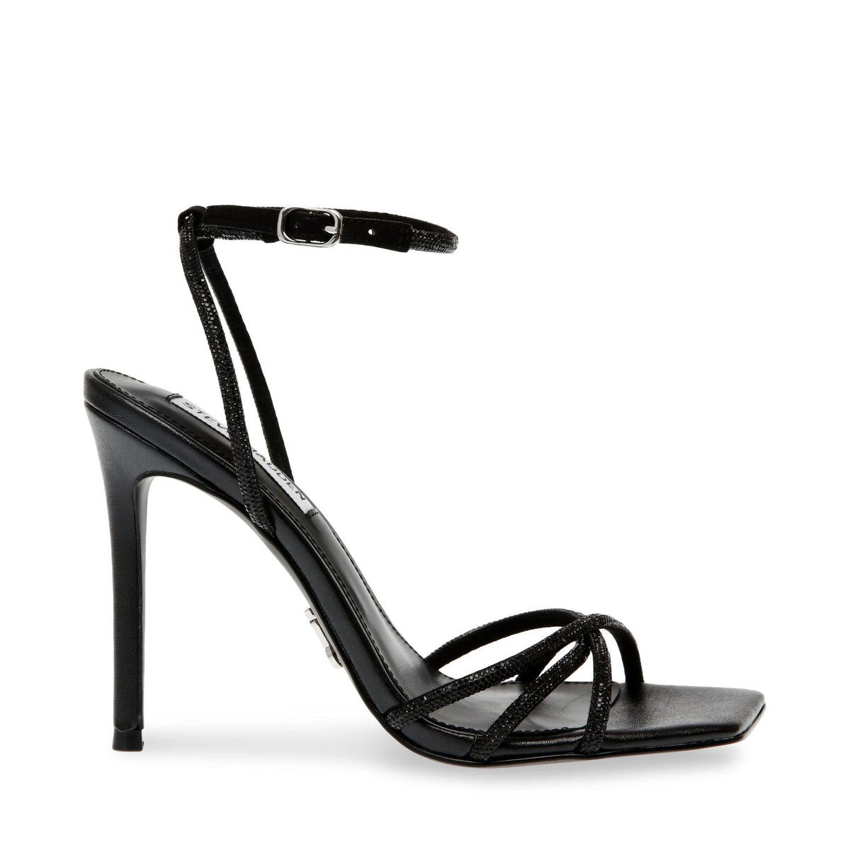 Steve Madden | Sandalo Glitzed nero borchie strass - lemlò