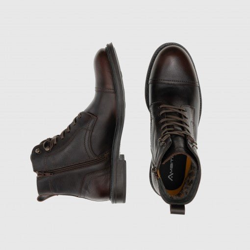 AMBITIOUS Anfibi uomo Pelle LUKE Lace up 13712 - Musto Calzature srl