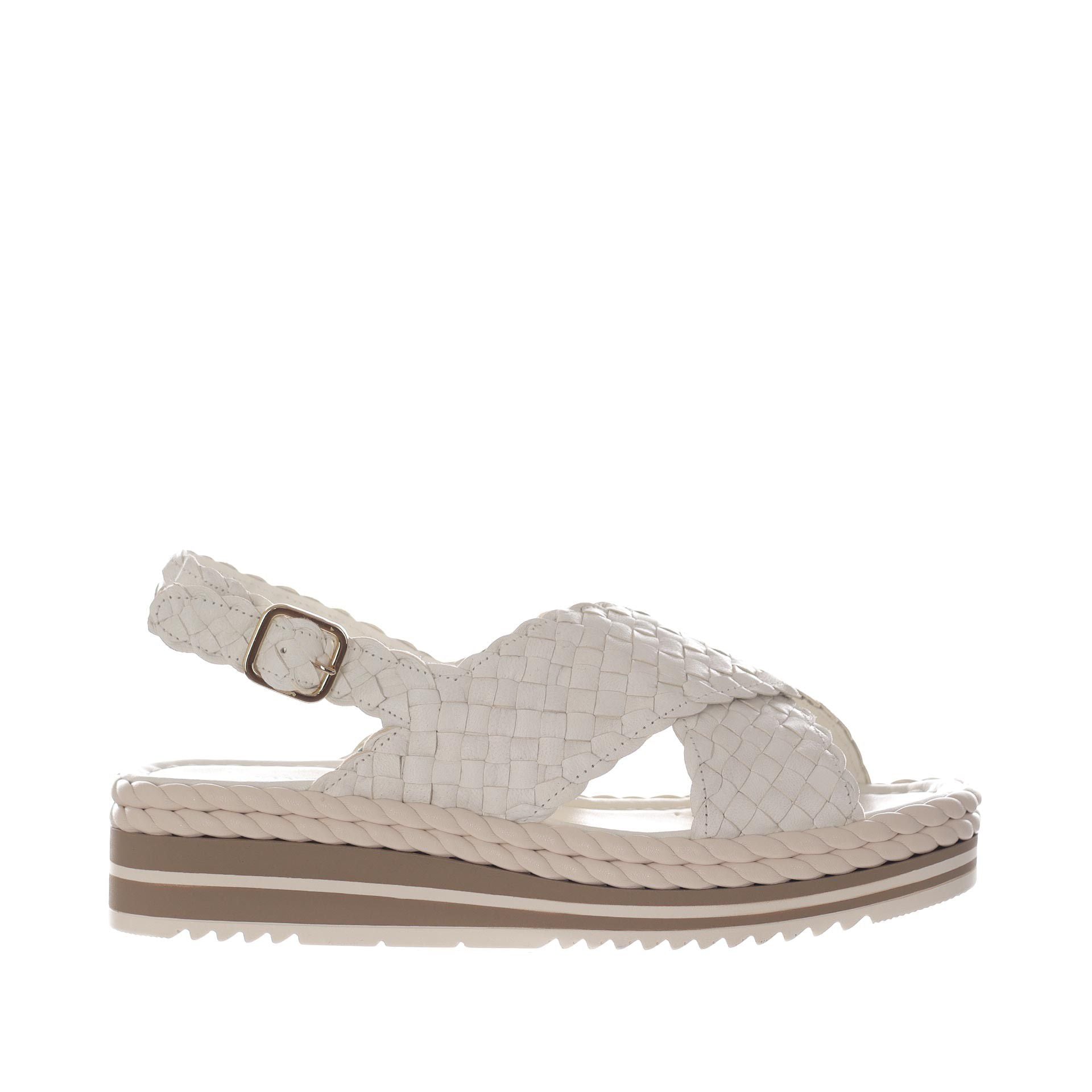 PONS QUINTANA Sandali PELLE INTRECCIATA MILAN 9797 - Musto Calzature srl