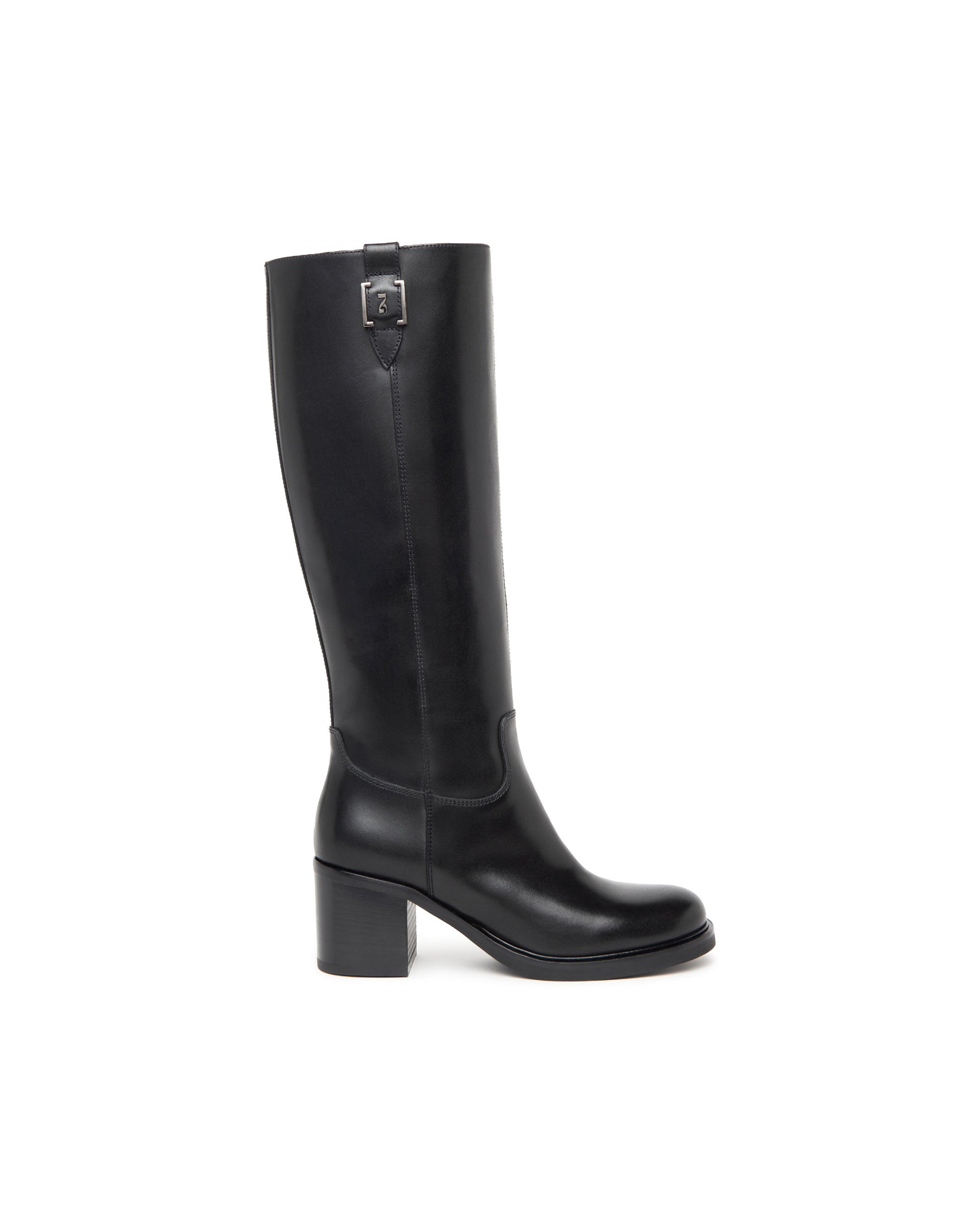 NeroGiardini stivali da donna in pelle con tacco - Musto Calzature srl