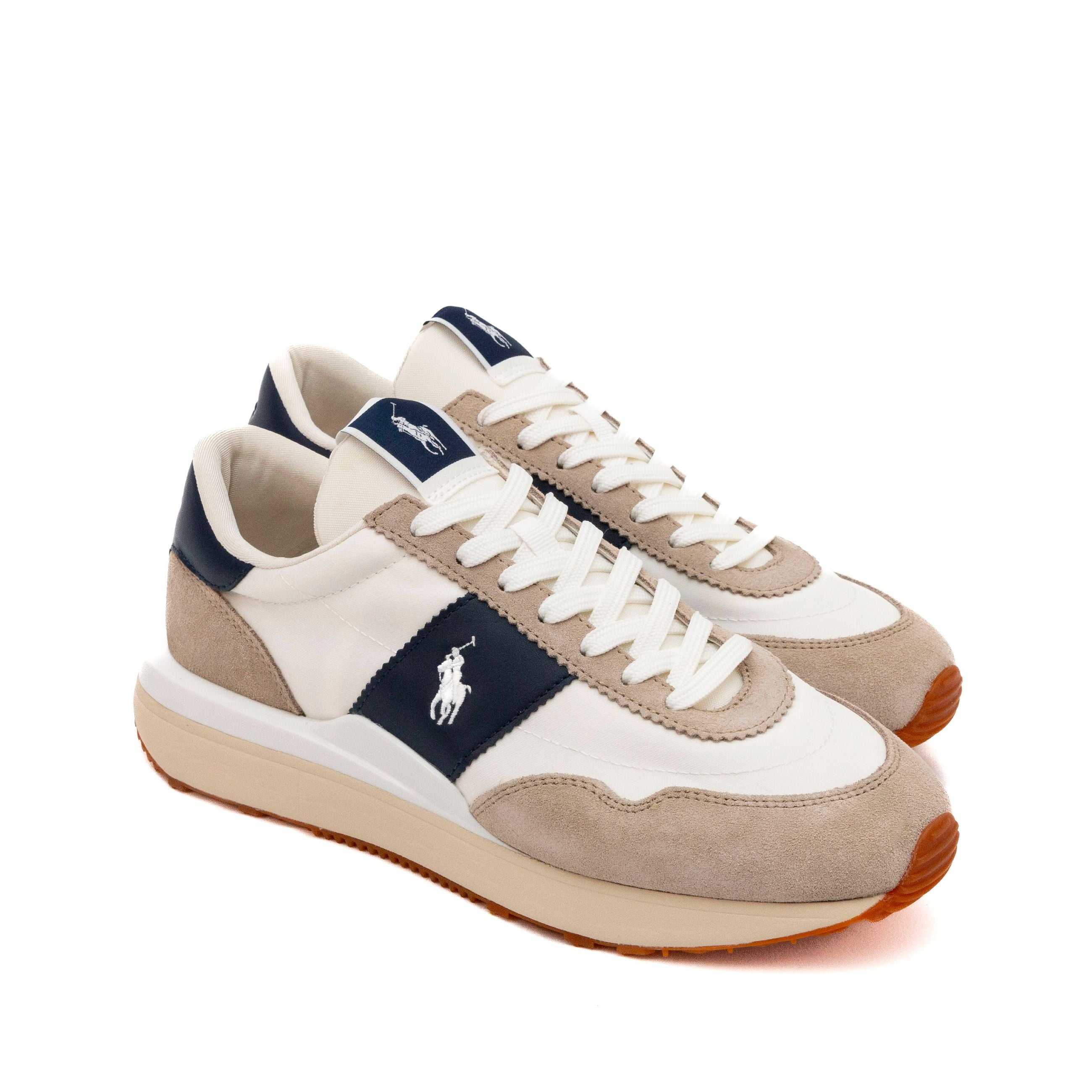 POLO RALPH LAUREN sneakers uomo in camoscio e tessuto - Musto Calzature srl