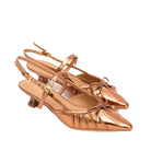 BRUNO PREMI décolleté in pelle laminata - Musto Calzature srl