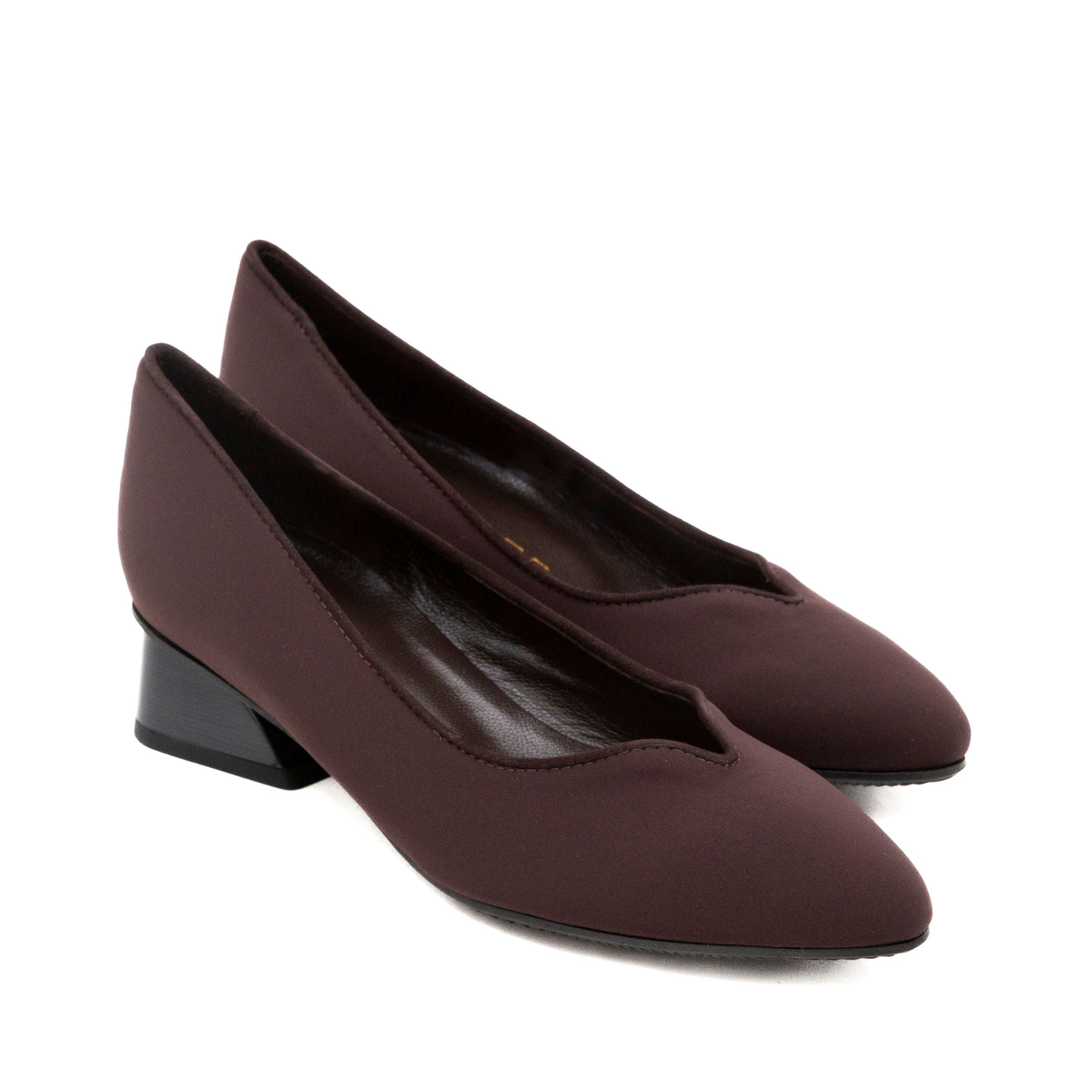 BRUNATE Decolletè tacco basso TESSUTO 32331 - Musto Calzature srl